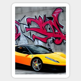 Graffiti Ferrari 3 Sticker